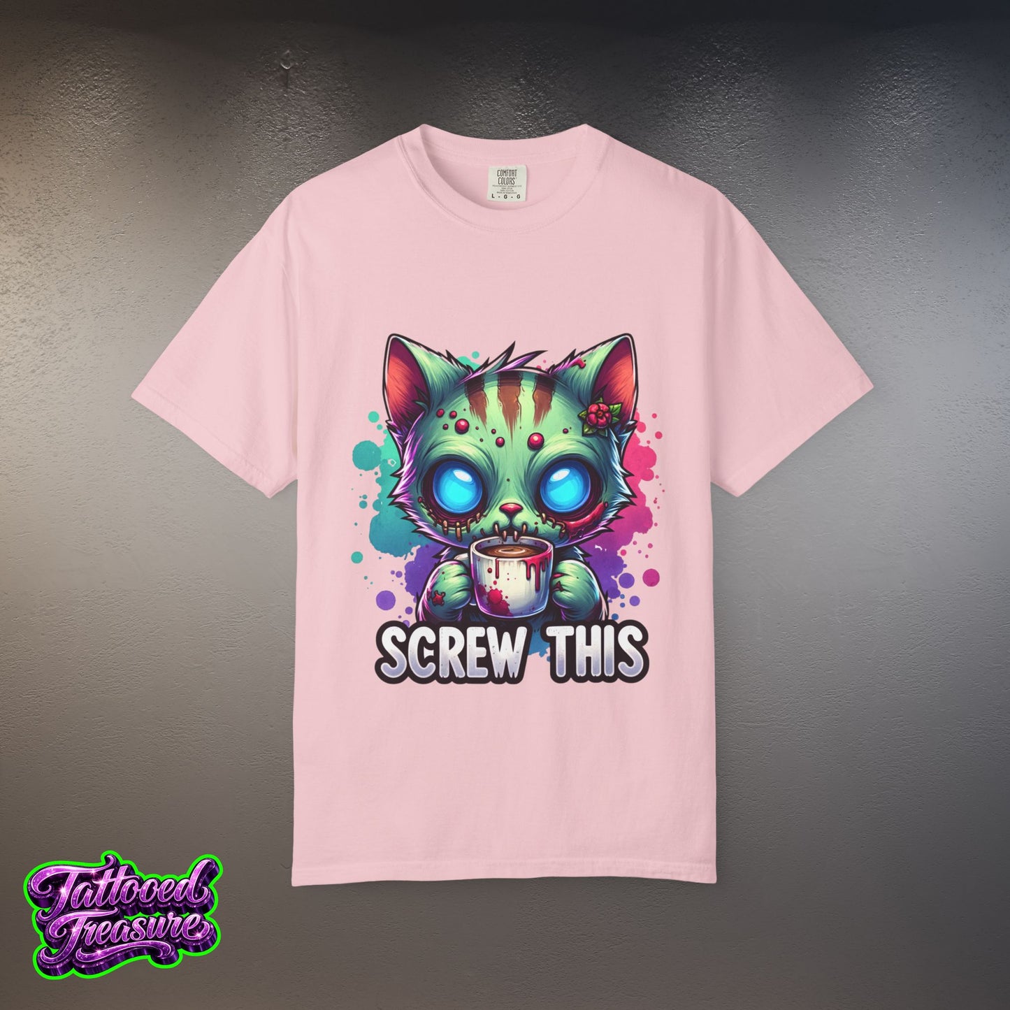 Zombie Kitty 'Screw This' T-Shirt