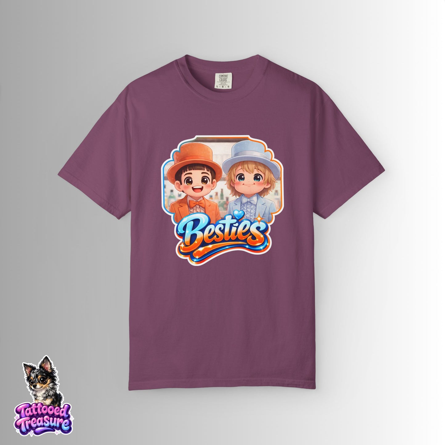 Besties Cartoon T-Shirt — Cute Dumb&Dumber  Graphic Tee