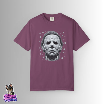Horror Mask Tee — Michael Myers Halloween Graphic T-Shirt