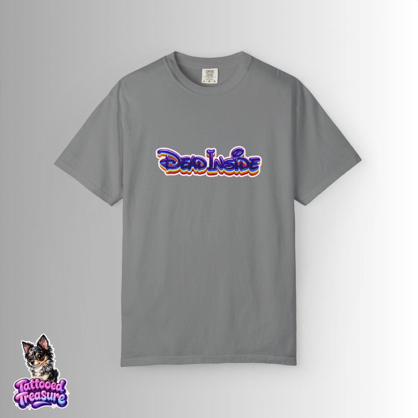 Dead Inside T‑Shirt — Retro Graffiti Graphic Tee