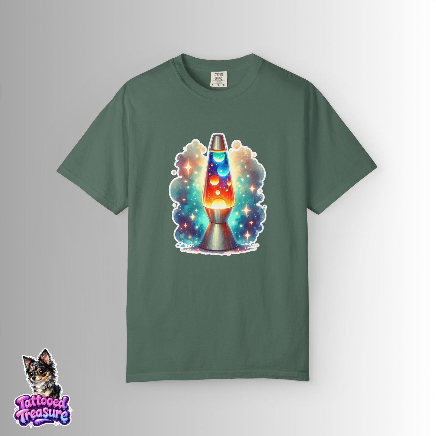 Lava Lamp Night Tee — Retro Psychedelic Glow T-Shirt
