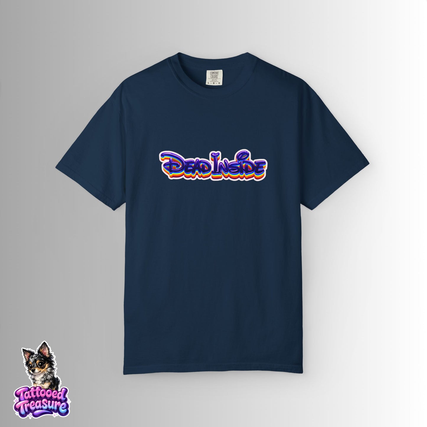 Dead Inside T‑Shirt — Retro Graffiti Graphic Tee