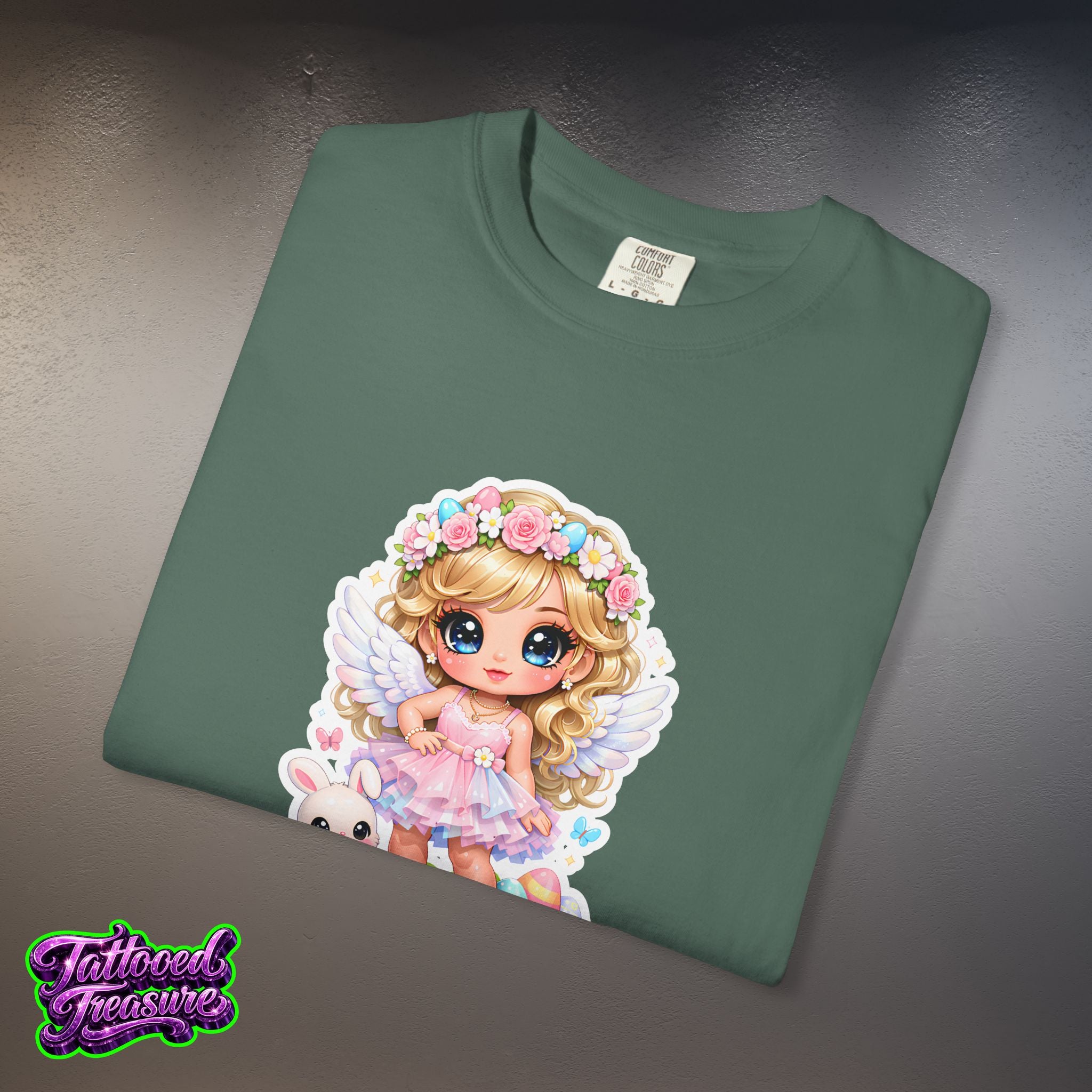 Easter Bunny Girl T-Shirt — Cute Pastel Easter Tee