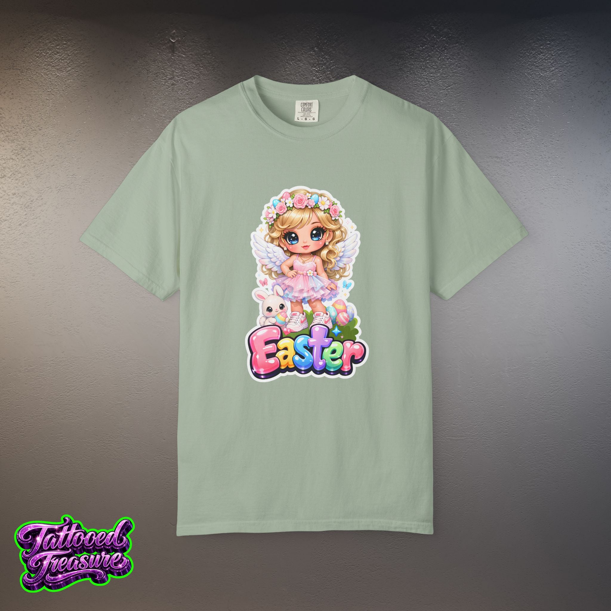 Easter Bunny Girl T-Shirt — Cute Pastel Easter Tee