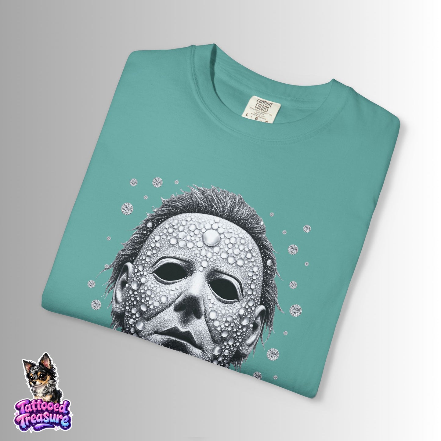 Horror Mask Tee — Michael Myers Halloween Graphic T-Shirt