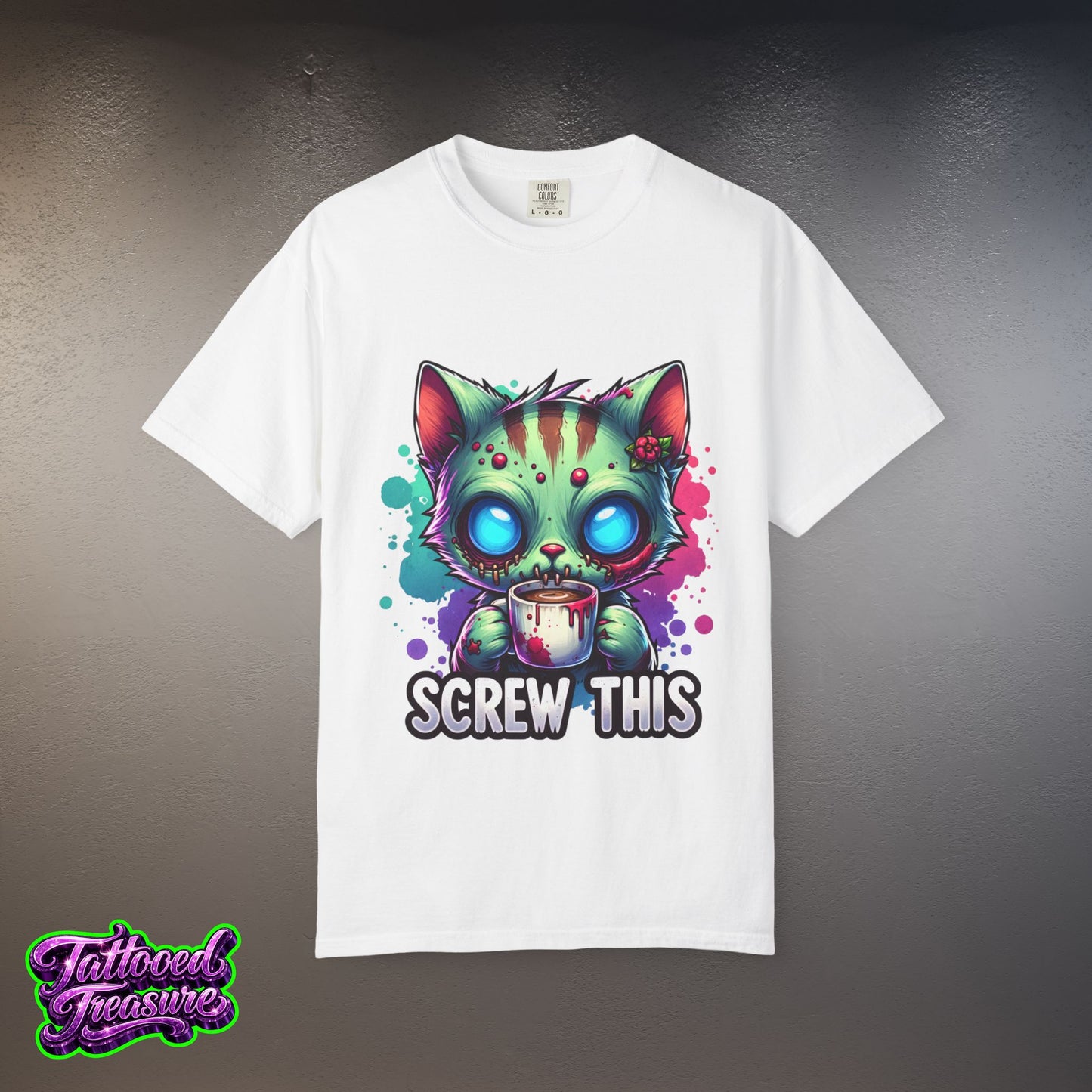 Zombie Kitty 'Screw This' T-Shirt