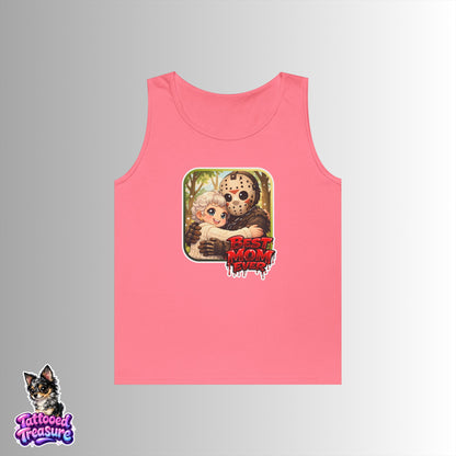 Tank Top — "Best Mom Ever" Horror Jason & Mother Design