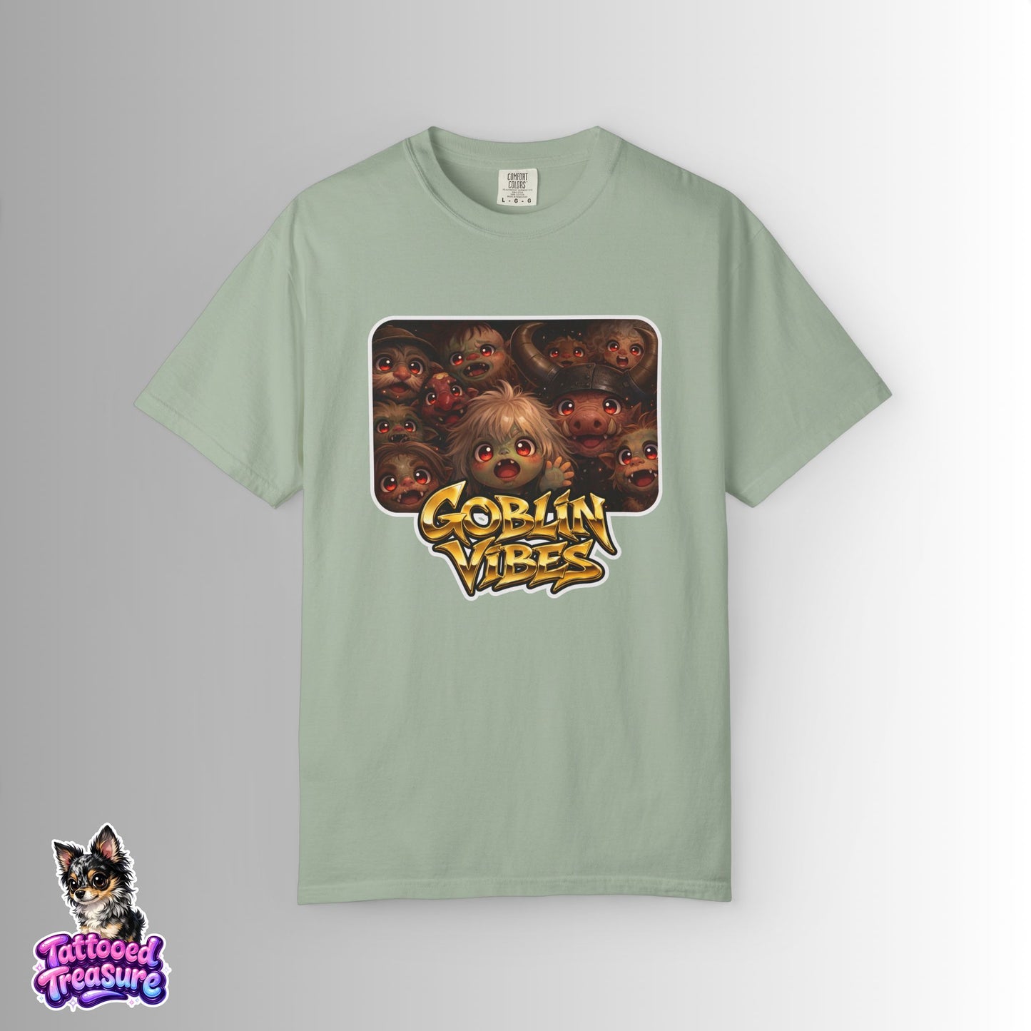 Goblin Vibes Graphic T-Shirt — Cute Creepy Monster Art Tee