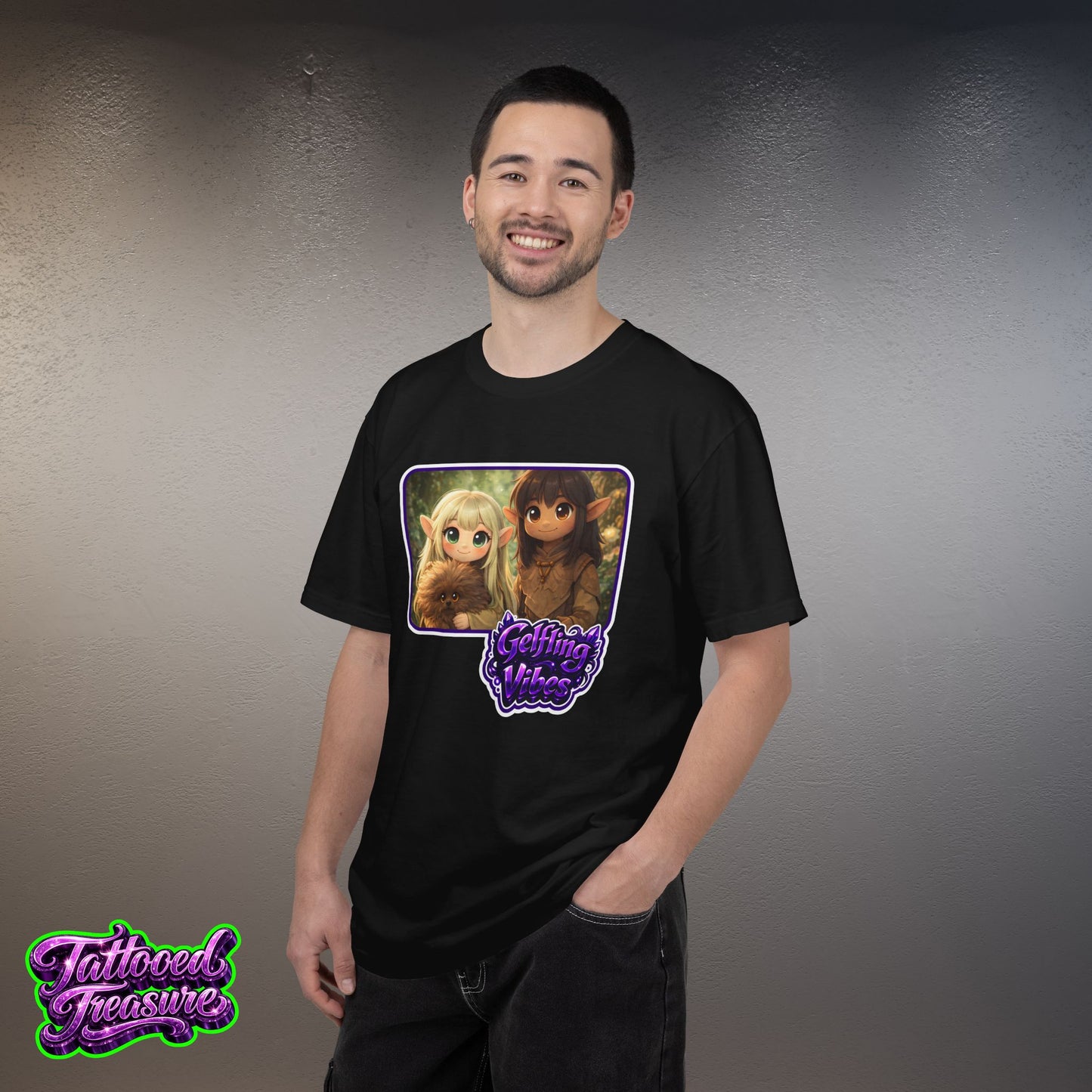 Cute Gelfling Vibes Graphic T-Shirt — Dark Crystal Design
