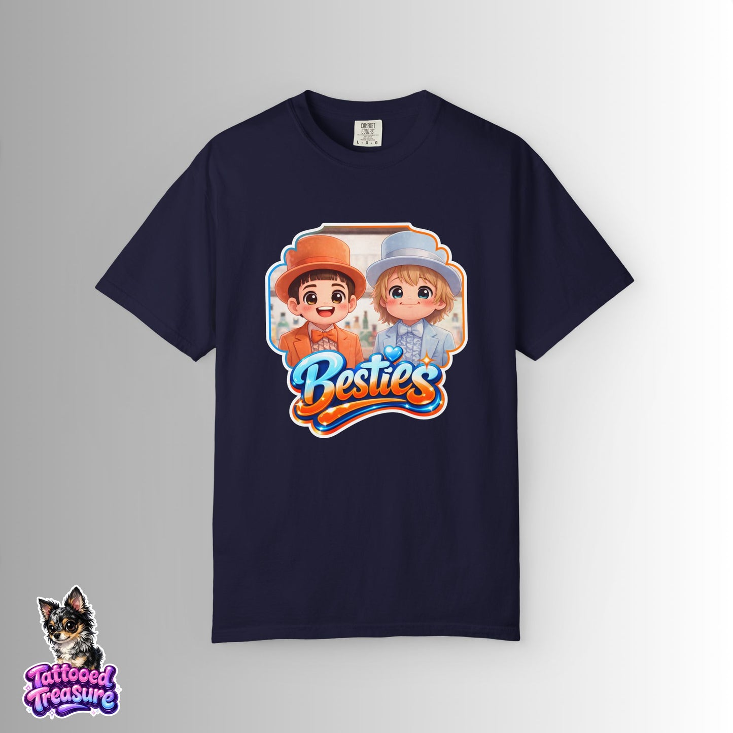 Besties Cartoon T-Shirt — Cute Dumb&Dumber  Graphic Tee