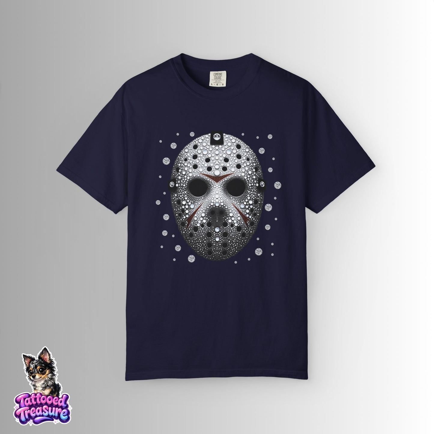 Friday the 13th Bling Mask Skull T-Shirt