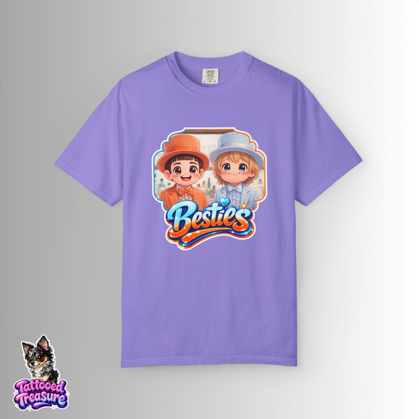 Besties Cartoon T-Shirt — Cute Dumb&Dumber  Graphic Tee