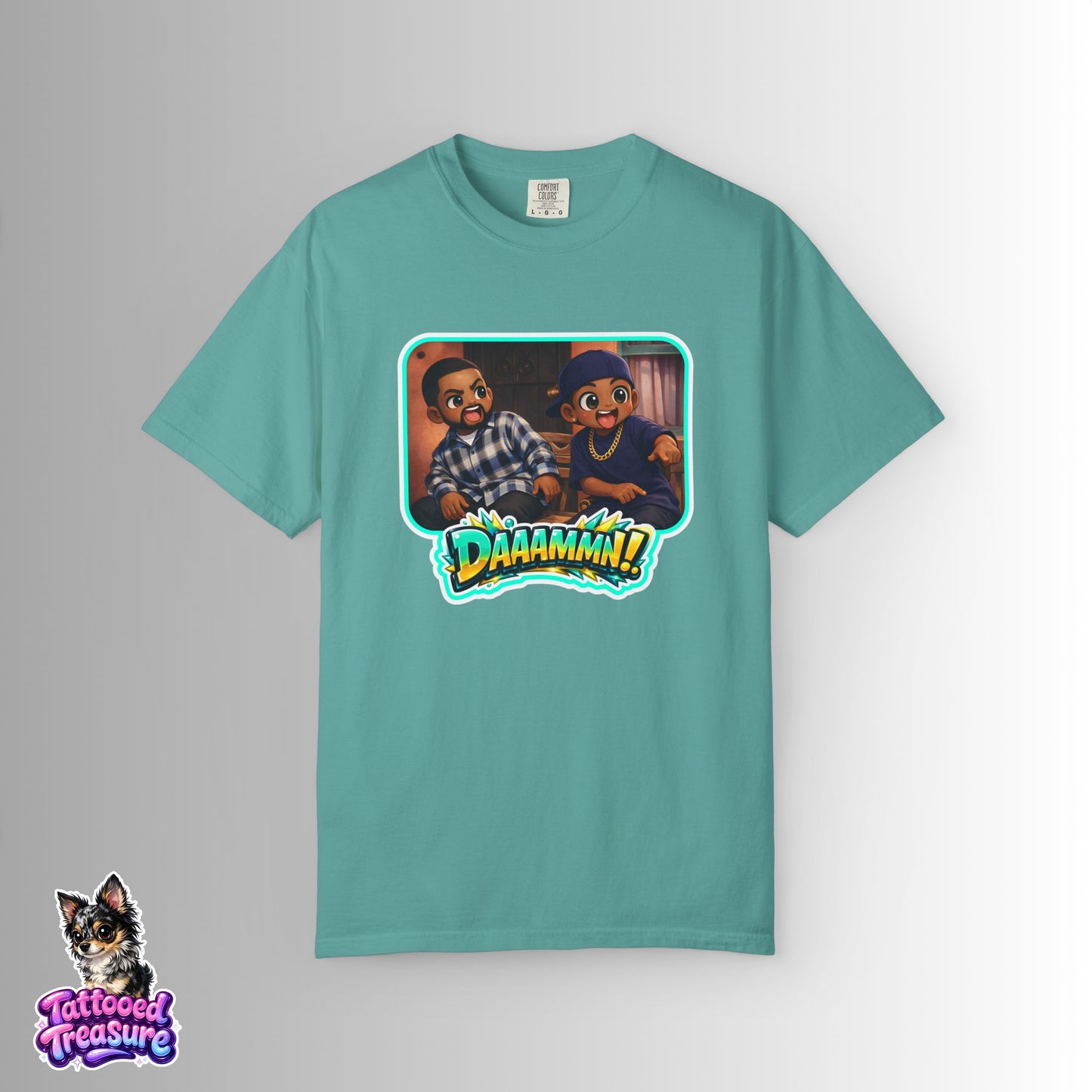 Daaamn! Graphic T-Shirt — Retro Cartoon Reaction Tee