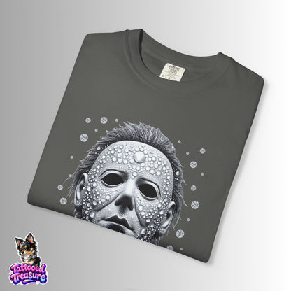 Horror Mask Tee — Michael Myers Halloween Graphic T-Shirt