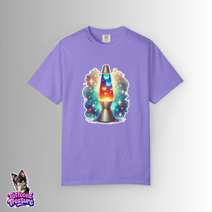 Lava Lamp Night Tee — Retro Psychedelic Glow T-Shirt