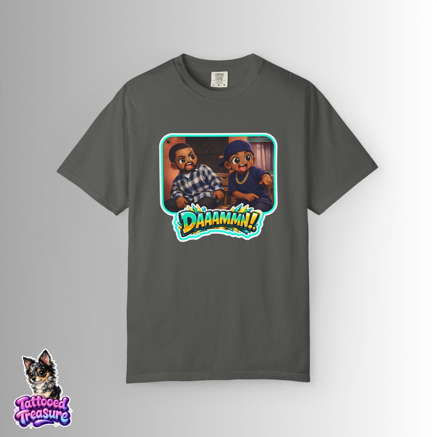 Daaamn! Graphic T-Shirt — Retro Cartoon Reaction Tee