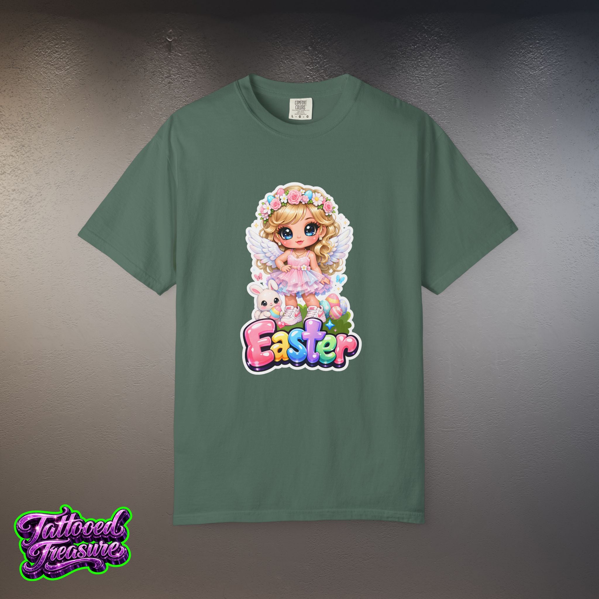 Easter Bunny Girl T-Shirt — Cute Pastel Easter Tee