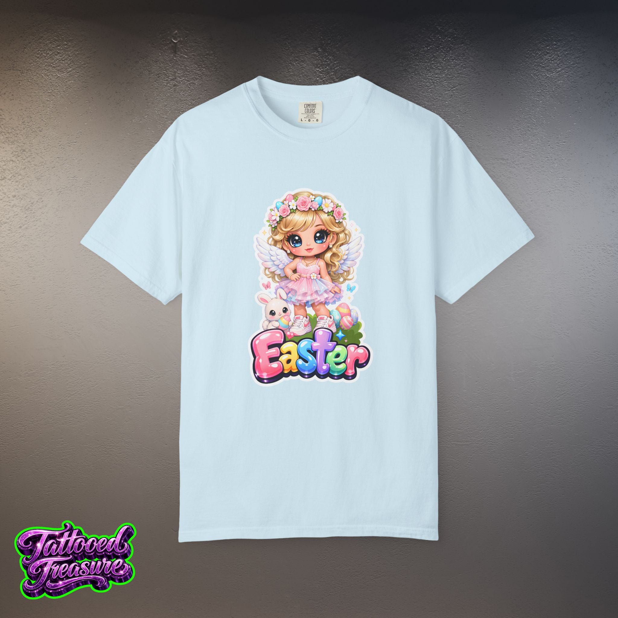 Easter Bunny Girl T-Shirt — Cute Pastel Easter Tee