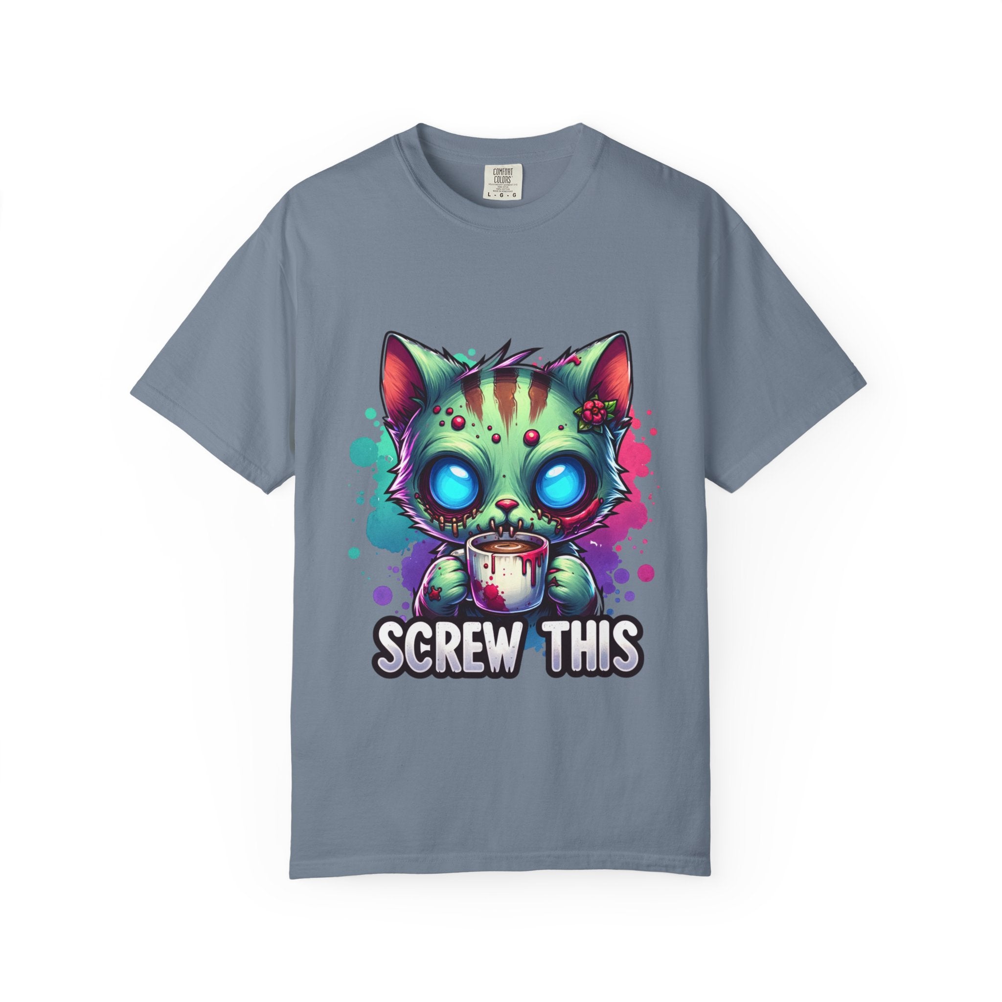 Zombie Kitty 'Screw This' T-Shirt