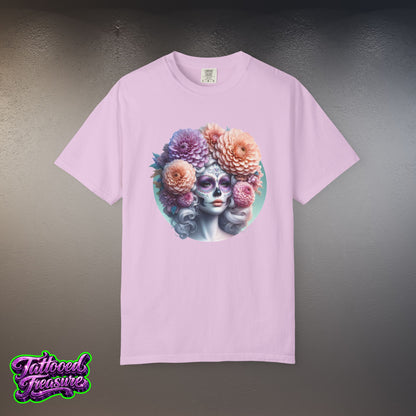 Day of the Dead Floral Skull T-Shirt