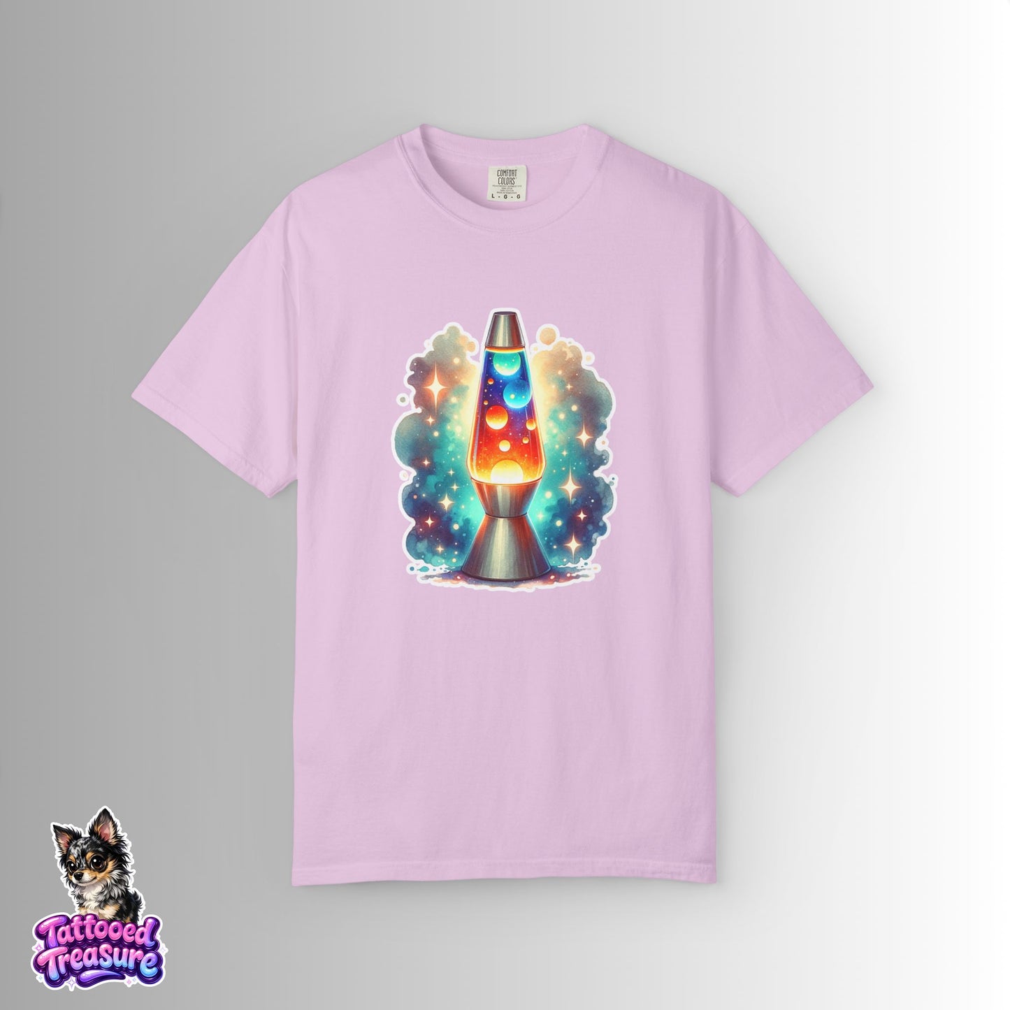 Lava Lamp Night Tee — Retro Psychedelic Glow T-Shirt