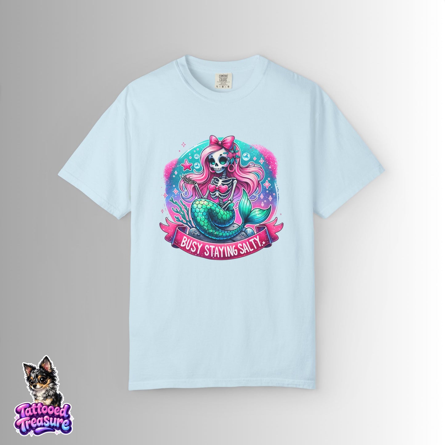 Busy Staying Salty Mermaid T-Shirt