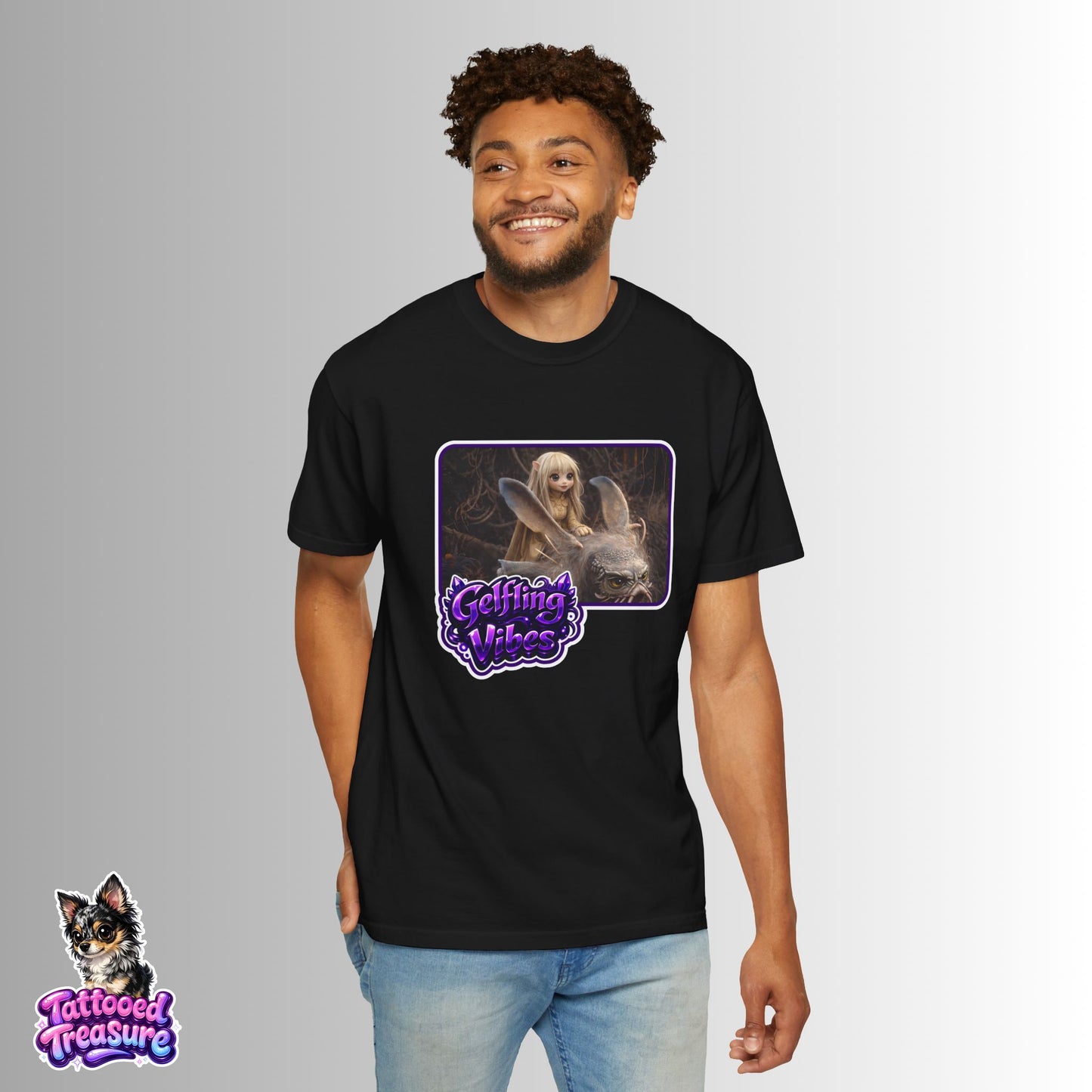 Gelfling Vibes Graphic T-Shirt — Cute Fantasy Tee