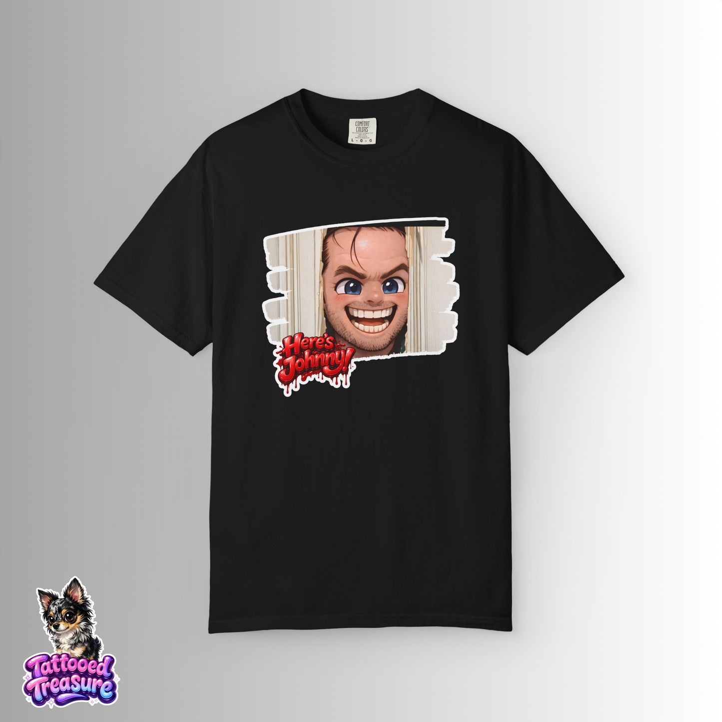 Horror The Shining Graphic T‑Shirt — 'Here's Johnny' Creepy Tee