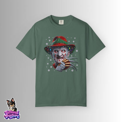 Horror Icon T-Shirt — Freddy Krueger Inspired Nightmare Design