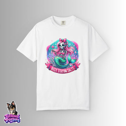Busy Staying Salty Mermaid T-Shirt