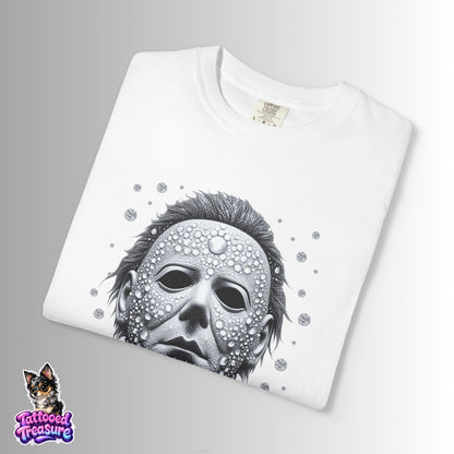 Horror Mask Tee — Michael Myers Halloween Graphic T-Shirt