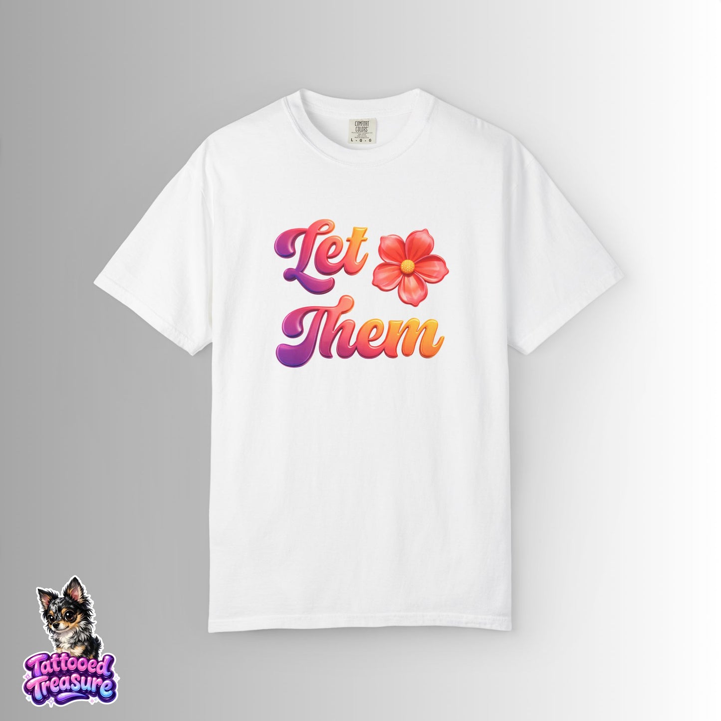 Let Them Flower T-Shirt — Retro Floral Graphic Tee