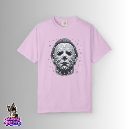 Horror Mask Tee — Michael Myers Halloween Graphic T-Shirt