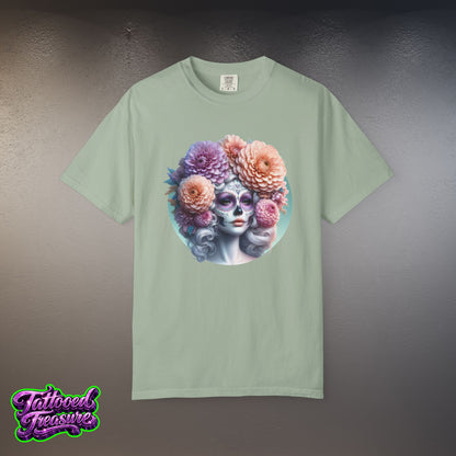 Day of the Dead Floral Skull T-Shirt