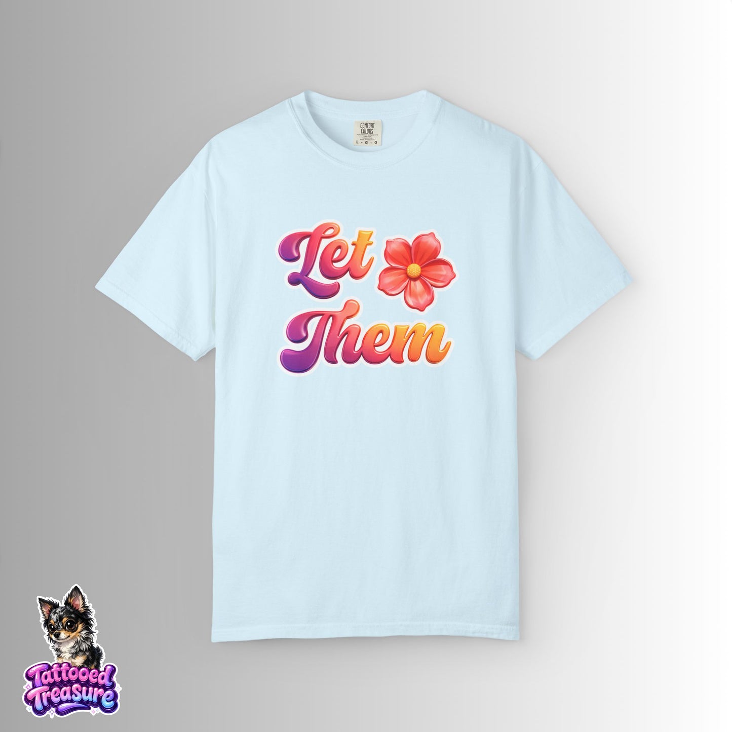 Let Them Flower T-Shirt — Retro Floral Graphic Tee