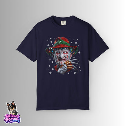 Horror Icon T-Shirt — Freddy Krueger Inspired Nightmare Design