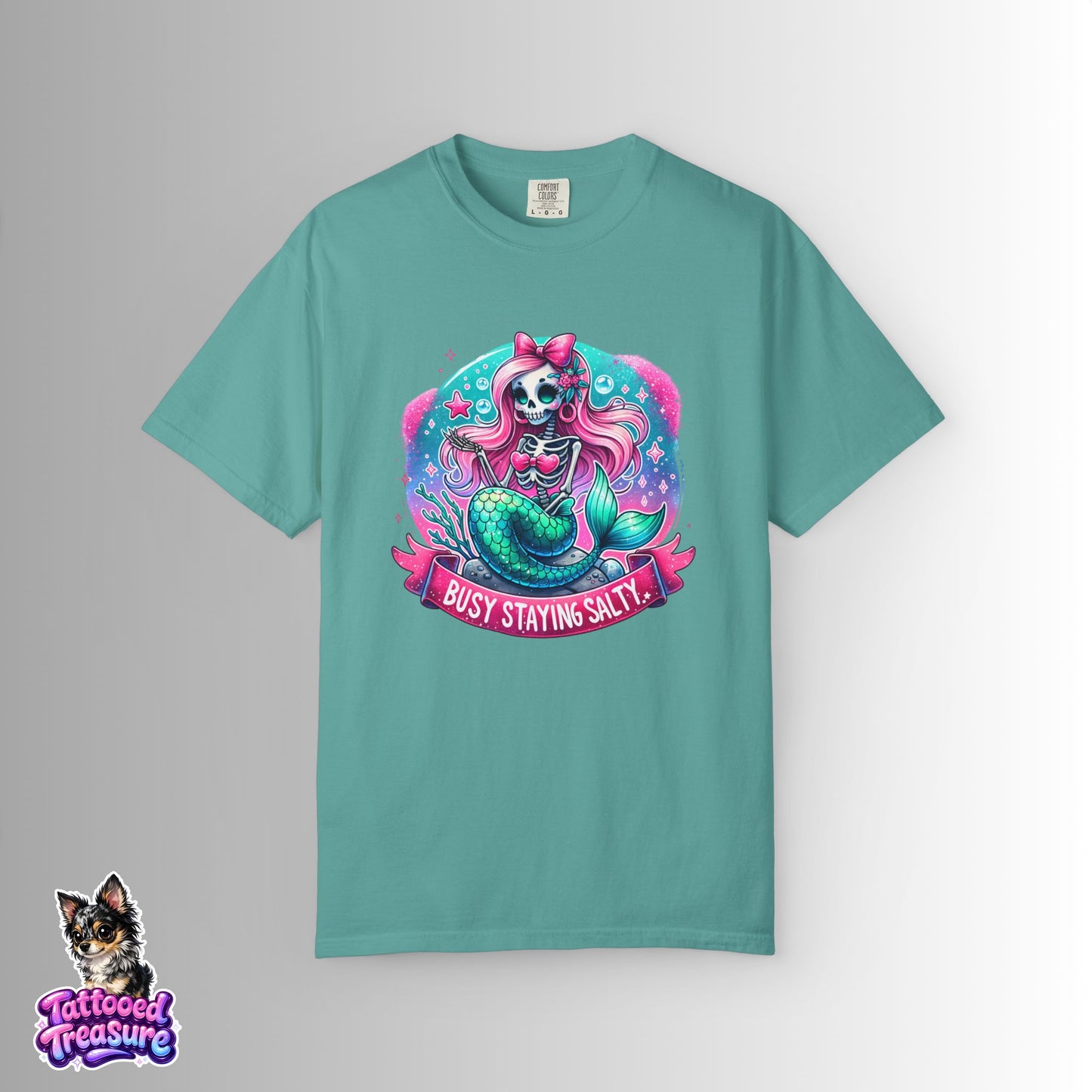 Busy Staying Salty Mermaid T-Shirt