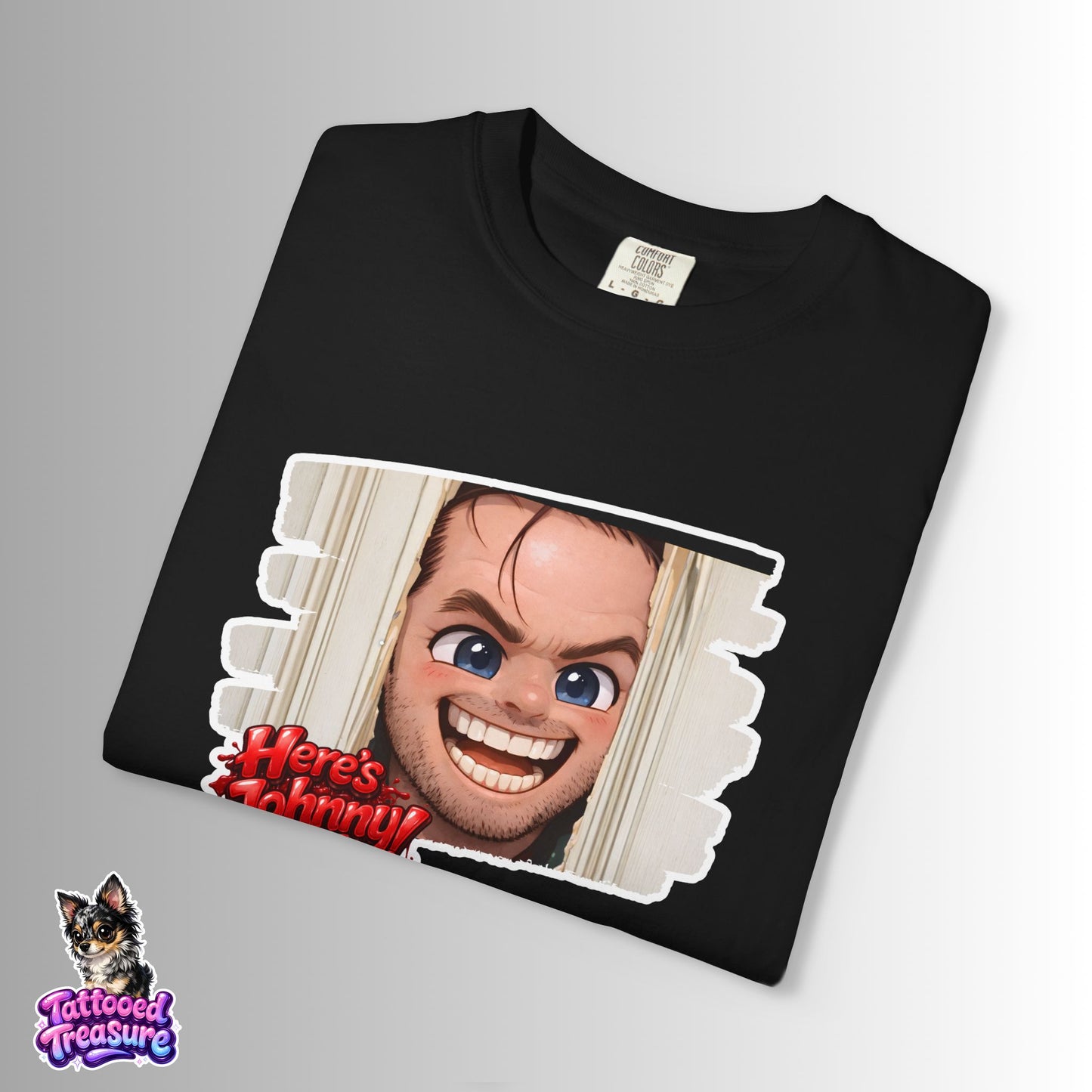 Horror The Shining Graphic T‑Shirt — 'Here's Johnny' Creepy Tee