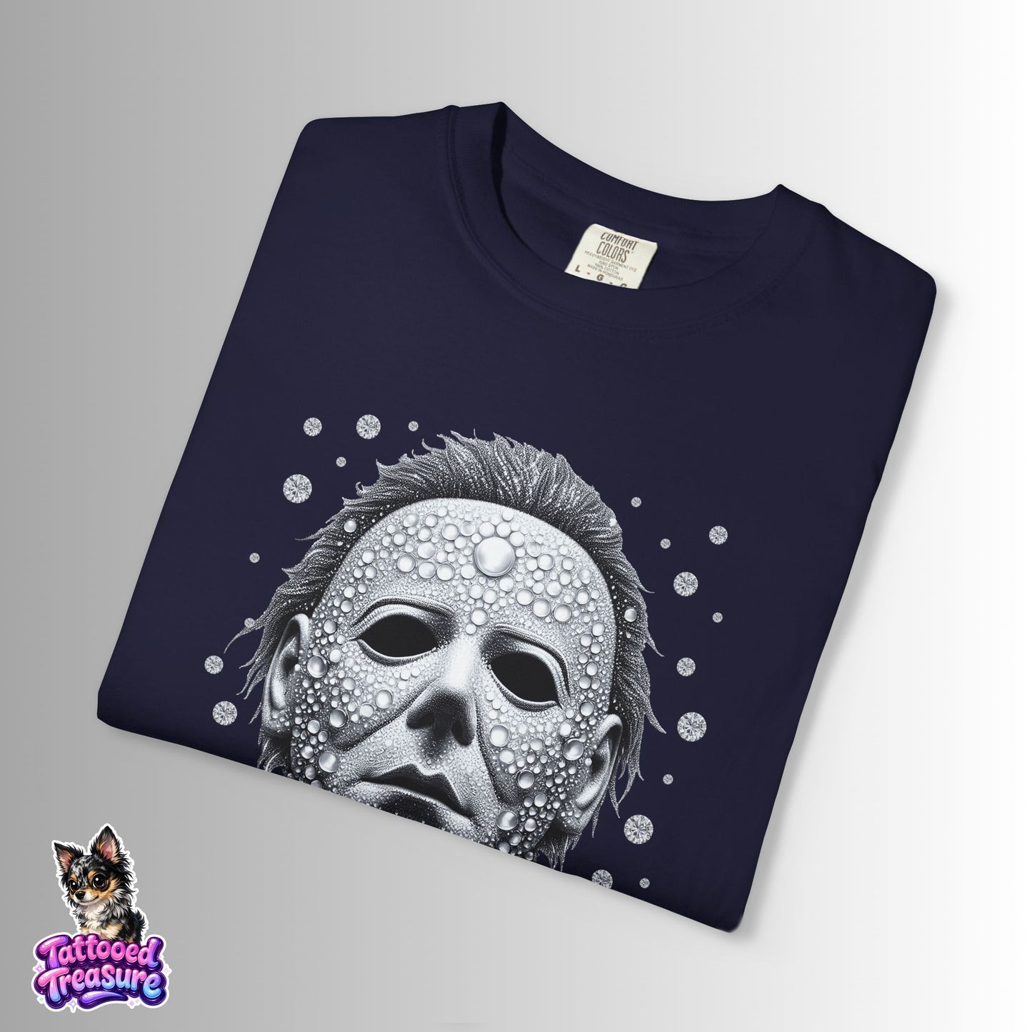 Horror Mask Tee — Michael Myers Halloween Graphic T-Shirt