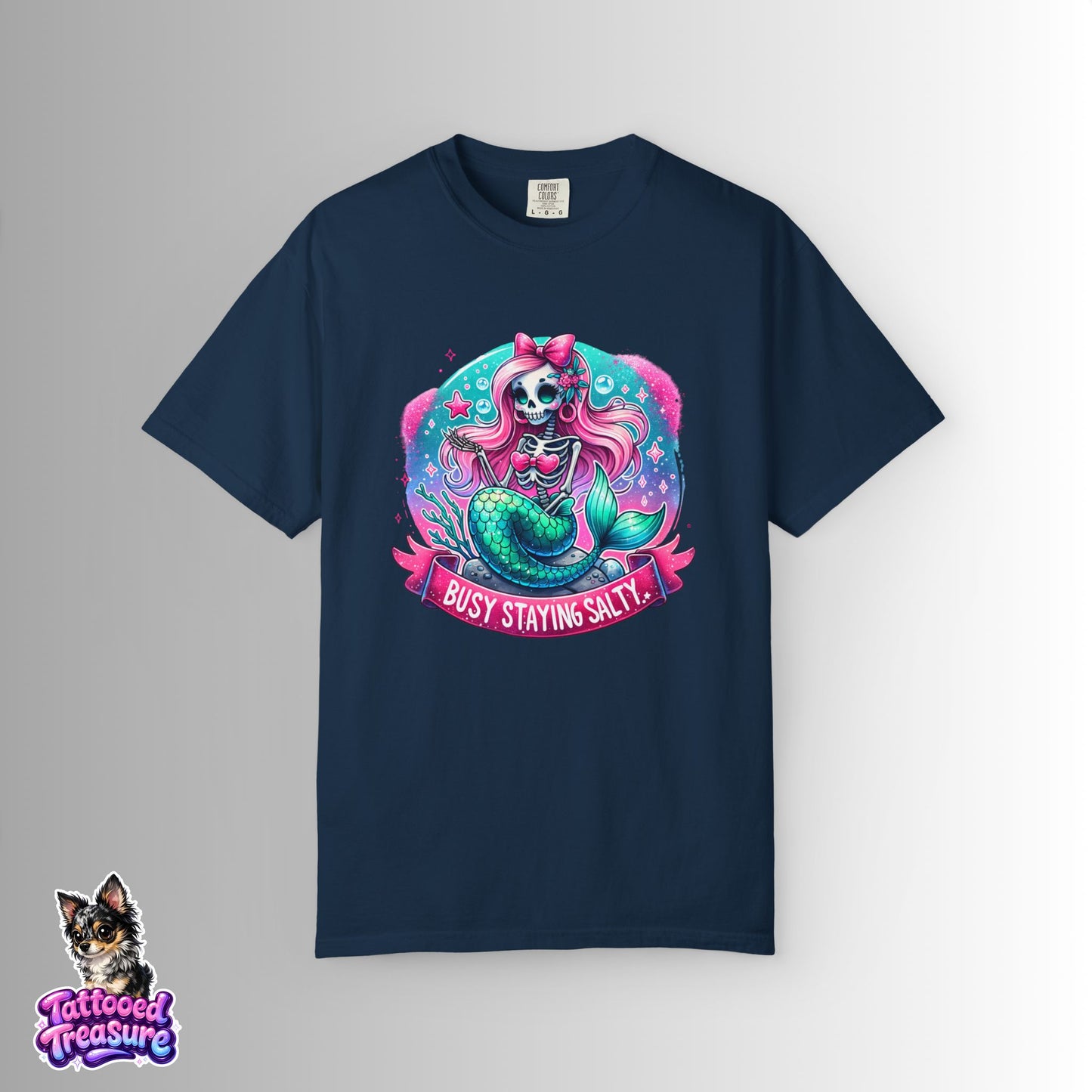 Busy Staying Salty Mermaid T-Shirt