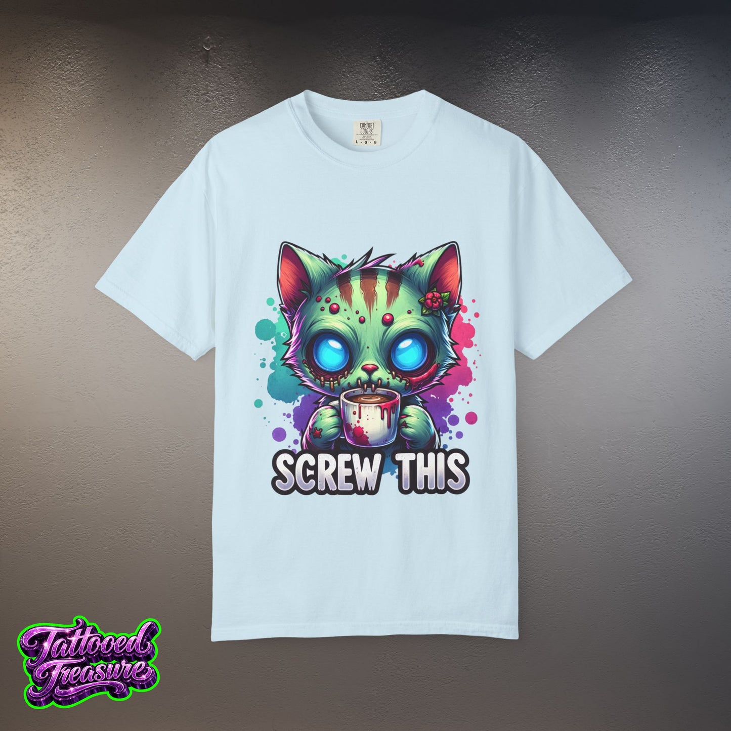 Zombie Kitty 'Screw This' T-Shirt