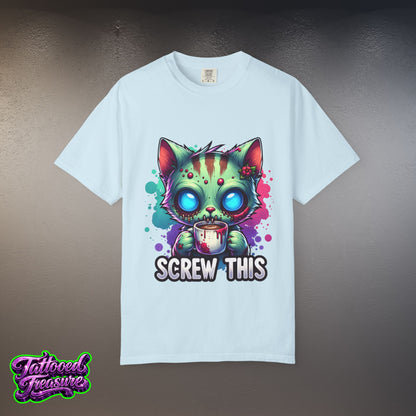 Zombie Kitty 'Screw This' T-Shirt