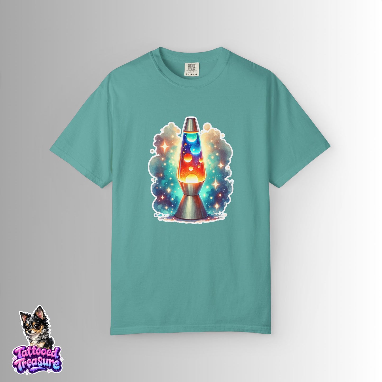 Lava Lamp Night Tee — Retro Psychedelic Glow T-Shirt