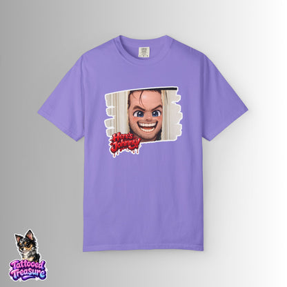 Horror The Shining Graphic T‑Shirt — 'Here's Johnny' Creepy Tee