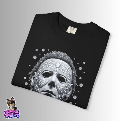 Horror Mask Tee — Michael Myers Halloween Graphic T-Shirt