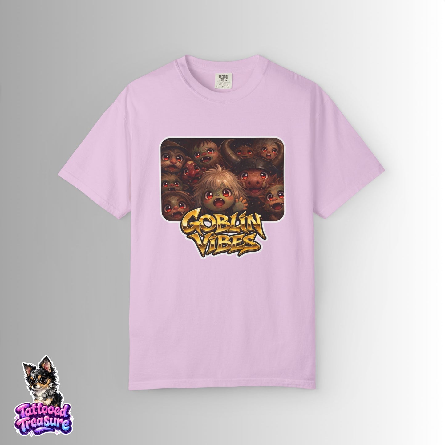 Goblin Vibes Graphic T-Shirt — Cute Creepy Monster Art Tee