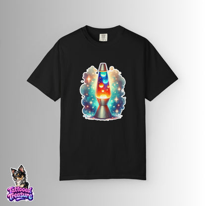 Lava Lamp Night Tee — Retro Psychedelic Glow T-Shirt