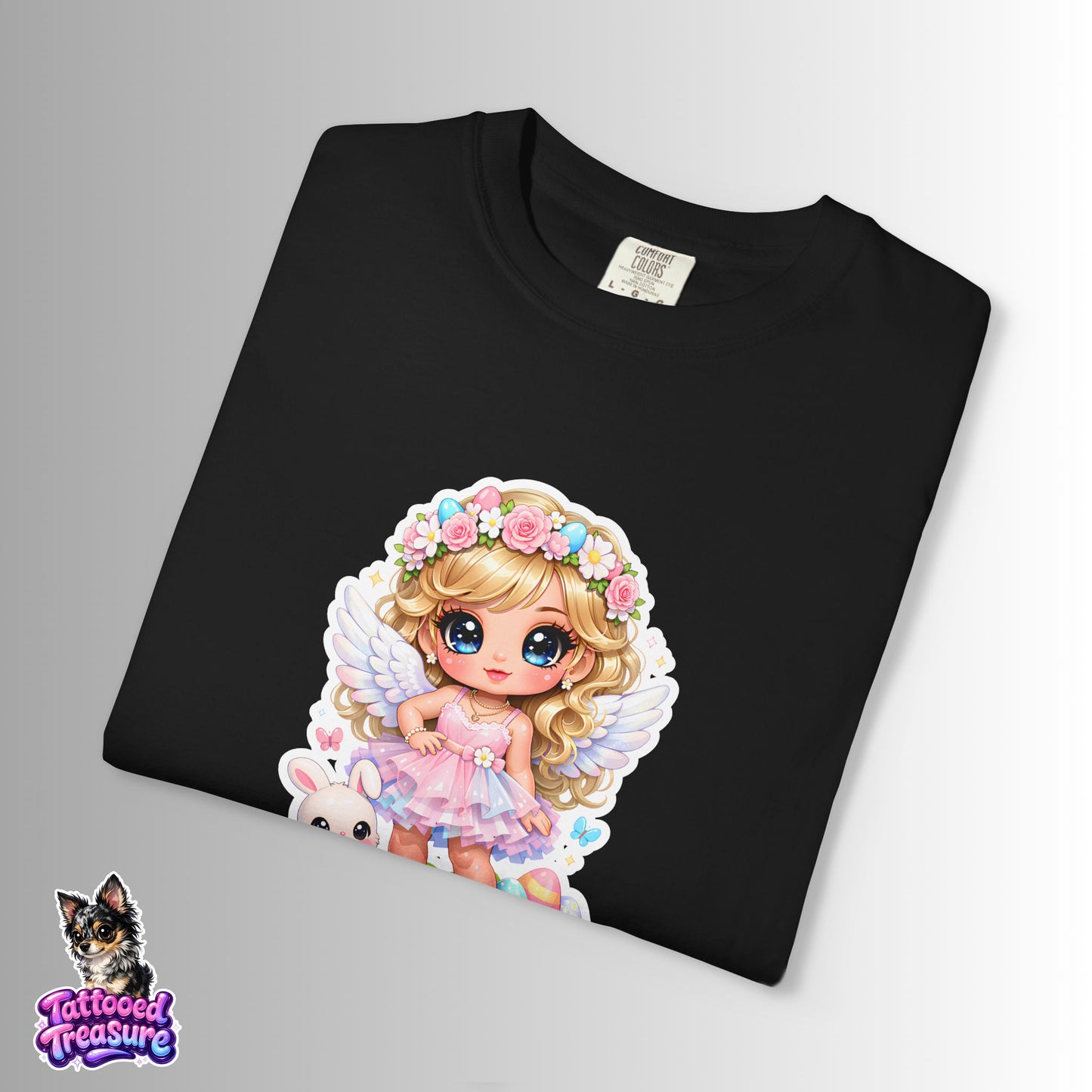 Easter Bunny Girl T-Shirt — Cute Pastel Easter Tee