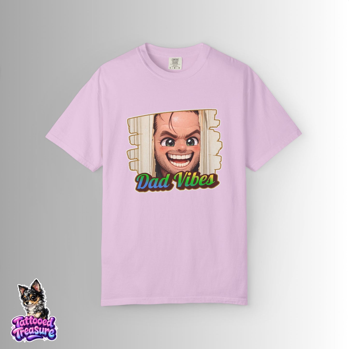 Dad Vibes T-Shirt — Funny Peeking Face Father’s Day Tee