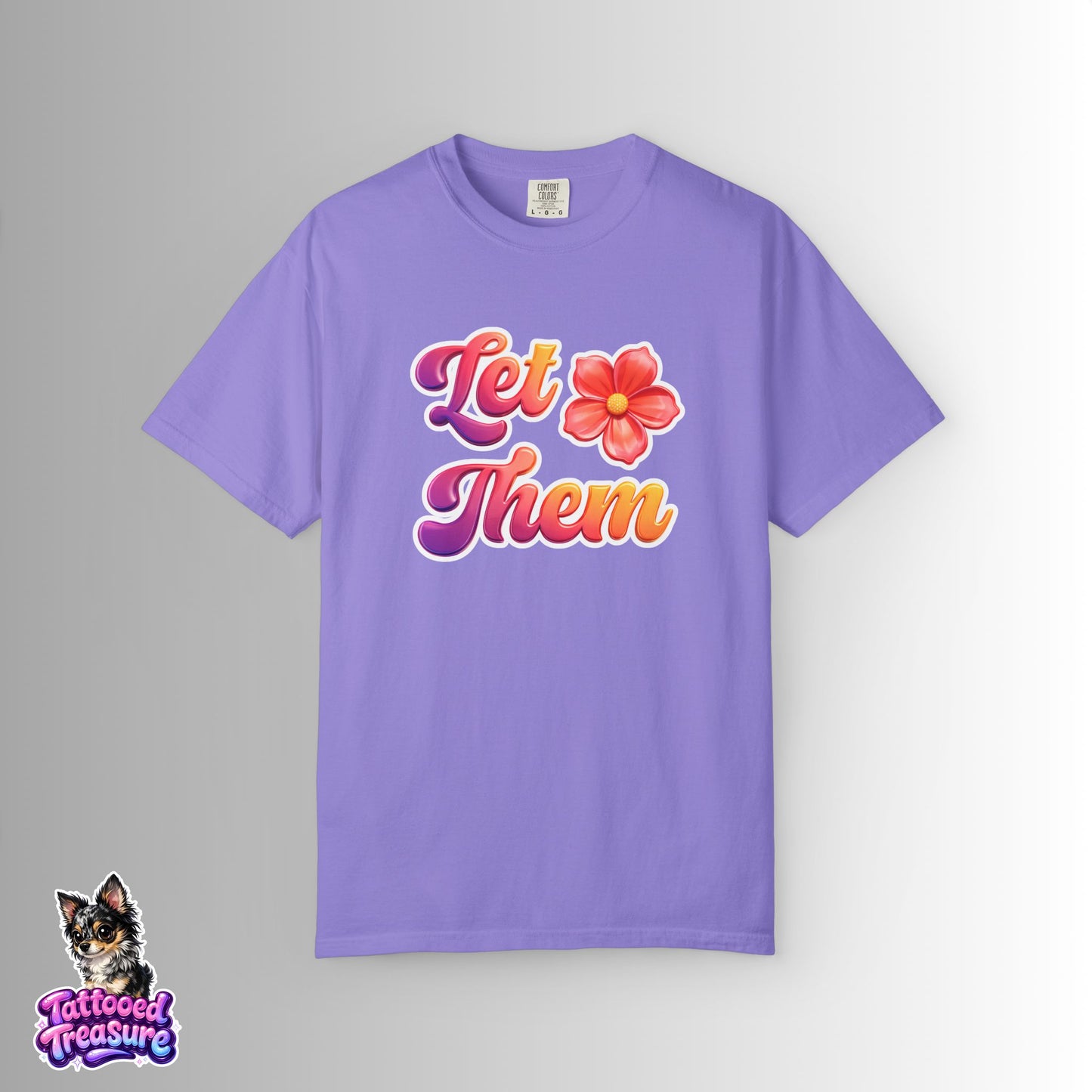 Let Them Flower T-Shirt — Retro Floral Graphic Tee